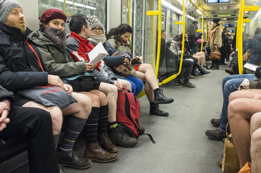 No Pants Subway Ride, Berlin