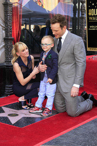 Chris Pratt erhält einen Stern auf dem Hollywood Walk of Fame in Los Angeles