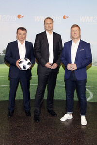 ZDF und ARD-Fußball-WM-Pressekonferenz in Hamburg