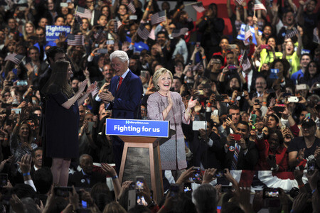 Hillary Clinton bei der NY State Democratic Primary Victory Celebration in New York