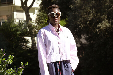 Ankunft von Alice Diop am Hotel Excelsior, Internationale Filmfestspiele von Venedig 2025