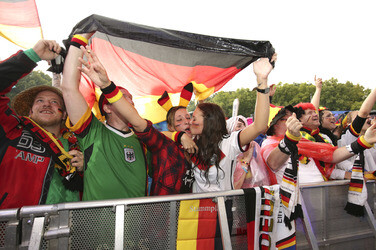 WM-Fanmeile beim Spiel Deutschland gegen USA, Berlin