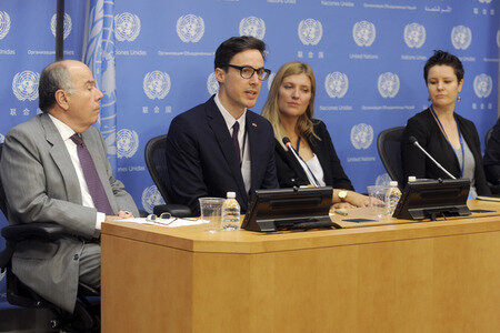 ICAN Pressekonferenz bei der UN in New York