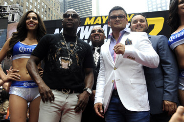 Floyd Mayweather Jr. vs. Marcos Maidana  Pressekonferenz  New York
