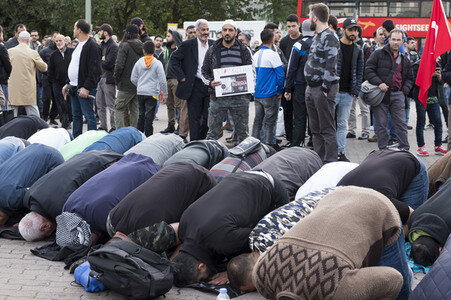 Muslimen Demonstration in Berlin