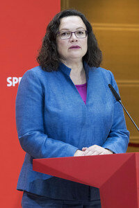 Pressekonferenz der SPD in Berlin