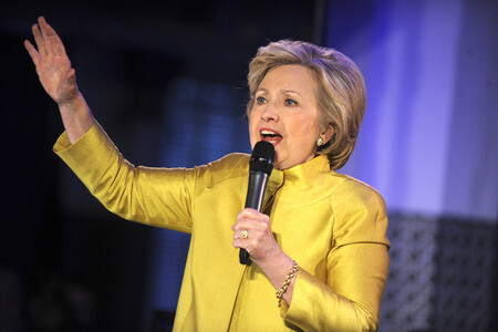 Wahlkampfrede von Hillary Clinton in New York