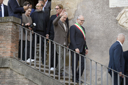 Verleihung des Lupa Capitolina an Robert De Niro in Rom