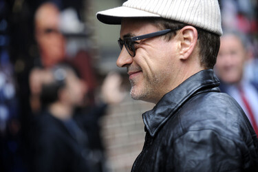Robert Downey Jr. bei der 'Late Show with David Letterman', New York