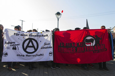 Gegen Demo zur Neonazi Demonstration, Frankfurt/Oder