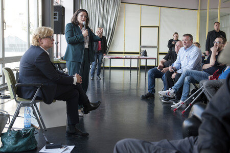 Diskussionsveranstaltung der SPD in Berlin