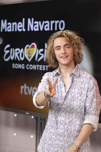 Photocall mit Manel Navarro in Madrid