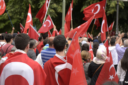 Protest gegen versuchten Militärputsch in der Türkei