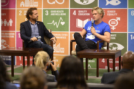 Podiumsgespräch mit Cody Simpson in New York