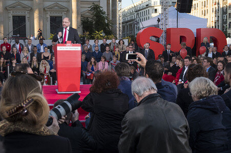 Wahlkampfveranstaltung mit Martin Schulz in Berlin