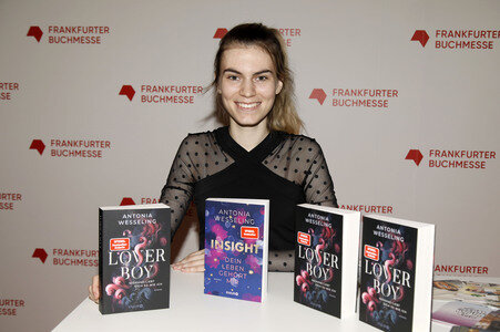 Antonia Wesseling auf der Frankfurter Buchmesse 2025 in Frankfurt
