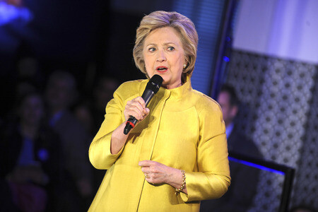 Wahlkampfrede von Hillary Clinton in New York
