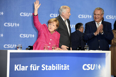 Wahlkampfveranstaltung der CSU in München