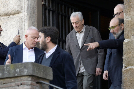 Verleihung des Lupa Capitolina an Robert De Niro in Rom