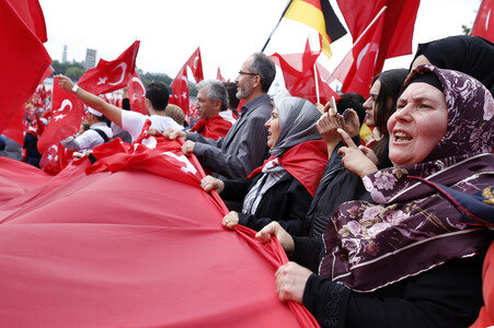 Erdogan-Demo in Köln