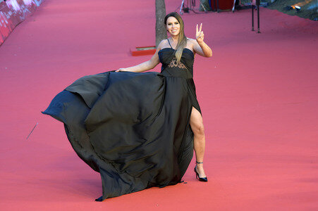 Karla Sofia Gascón auf dem internationalen Filmfestival Rom 2025