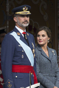 Militärparade zum spanischen Nationalfeiertag in Madrid