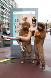 Berlinale Photoshooting mit Micaela Schäfer, Berlin