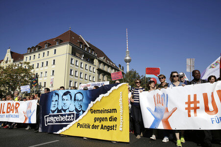 Demonstration 'Unteilbar' in Berlin