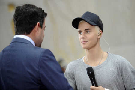 Justin Bieber in der NBC-Show 'Today' in New York