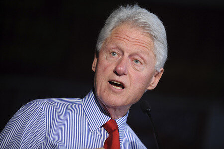 Wahlkampfrede von Bill Clinton in Edison