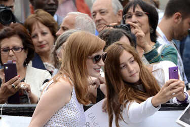 Ankunft von Jessica Chastain beim San Sebastian Film Festival 2014
