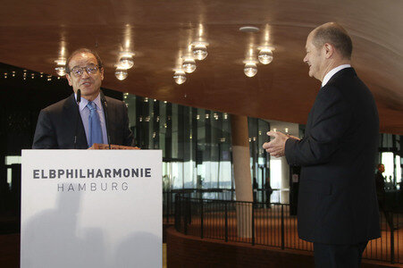 Elbphilharmonie Plaza Eröffnung in Hamburg