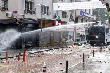 Maidemonstration in Istanbul
