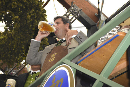 Wiesn-Einzug auf dem Oktoberfest in München