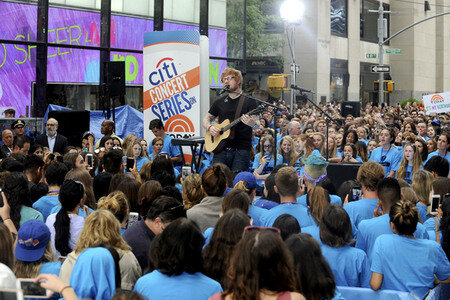 Konzert von Ed Sheeran in New York