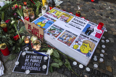 Mahnwache für die Pariser Terroropfer, Berlin