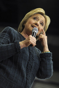 Wahlkampfrede von Hillary Clinton in Portsmouth