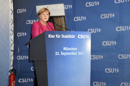 Wahlkampfveranstaltung der CSU in München