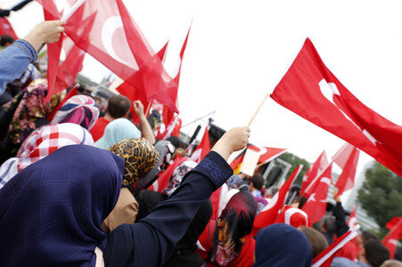 Erdogan-Demo in Köln