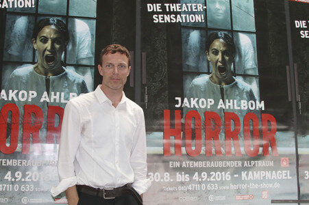 Fotoprobe zum Bühnenstück 'Horror' in Hamburg