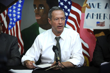 Martin O'Malley holds immigration roundtable at the New York Immigration Action Fund